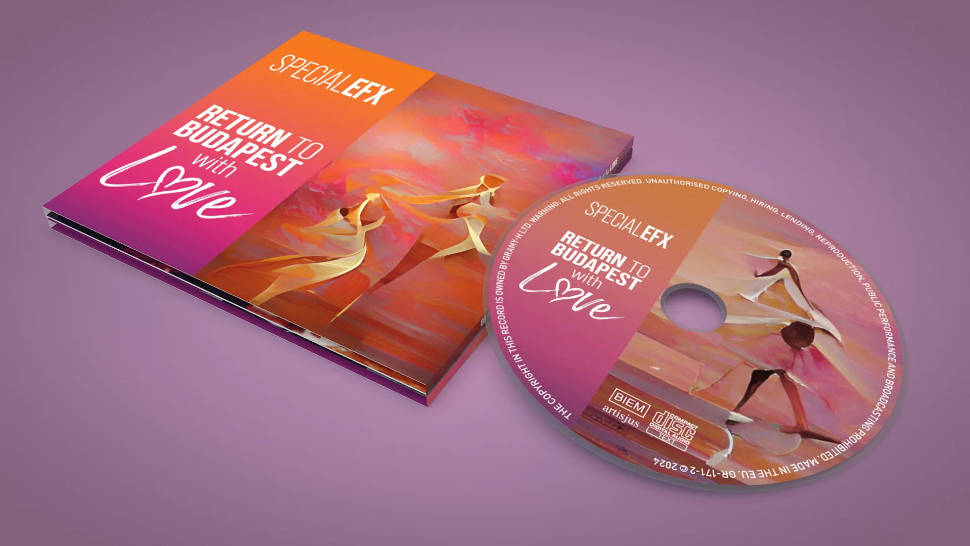 Special EFX Return to Budapest with Love CD booklet